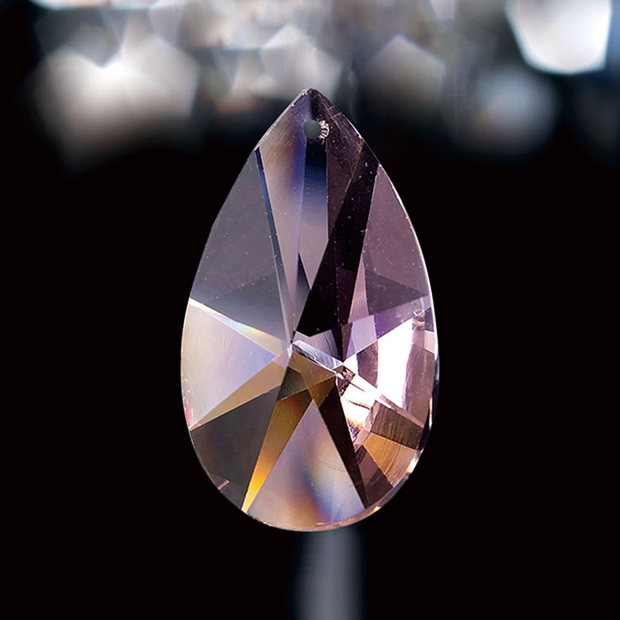 C20131  Crystal Star Pendalogue Without Ring 38mm